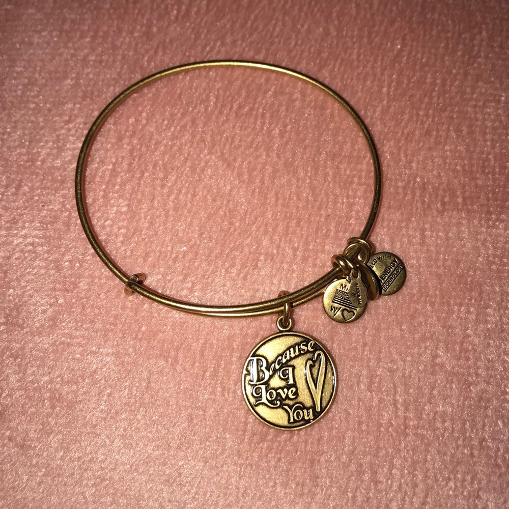 Gold finish “Because I Love You” Alex and Ani